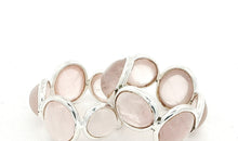 Ring MIRALIA Eternity Rosenquarz Silber