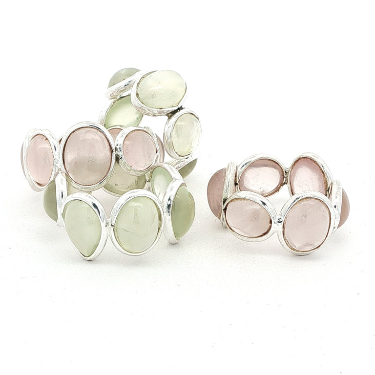 Ring MIRALIA Eternity Prehnite