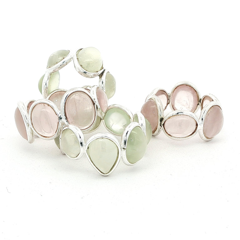 Ring MIRALIA Eternity Prehnite