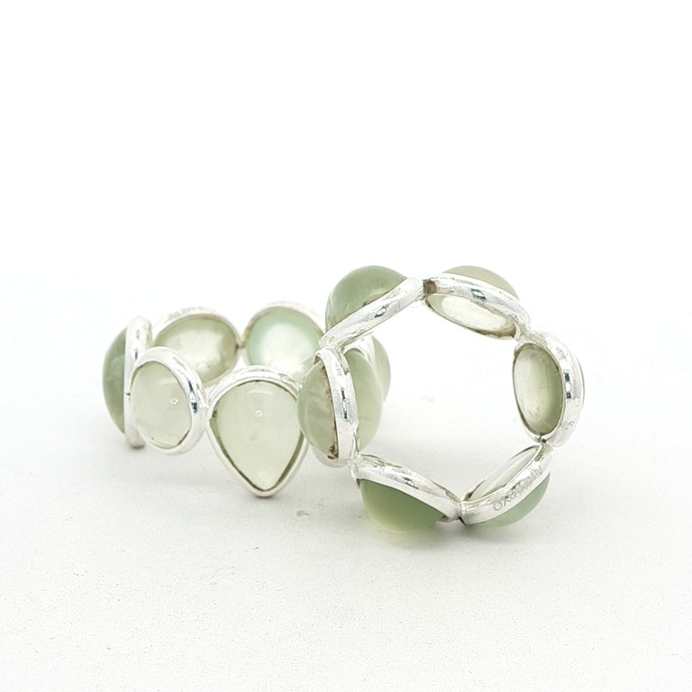 Ring MIRALIA Eternity Prehnite