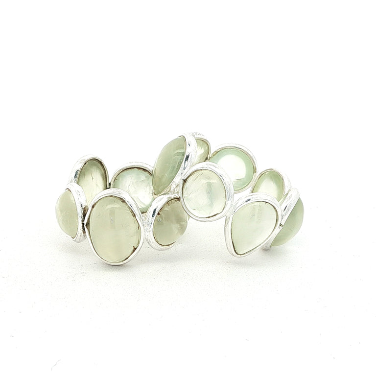 Ring MIRALIA Eternity Prehnite