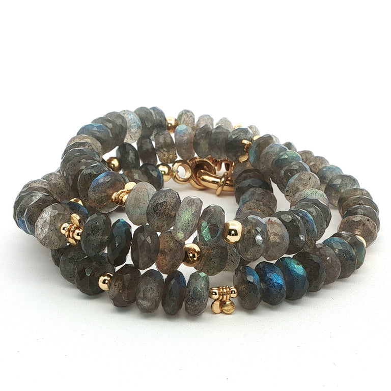 Unikate Labradorite Halskette