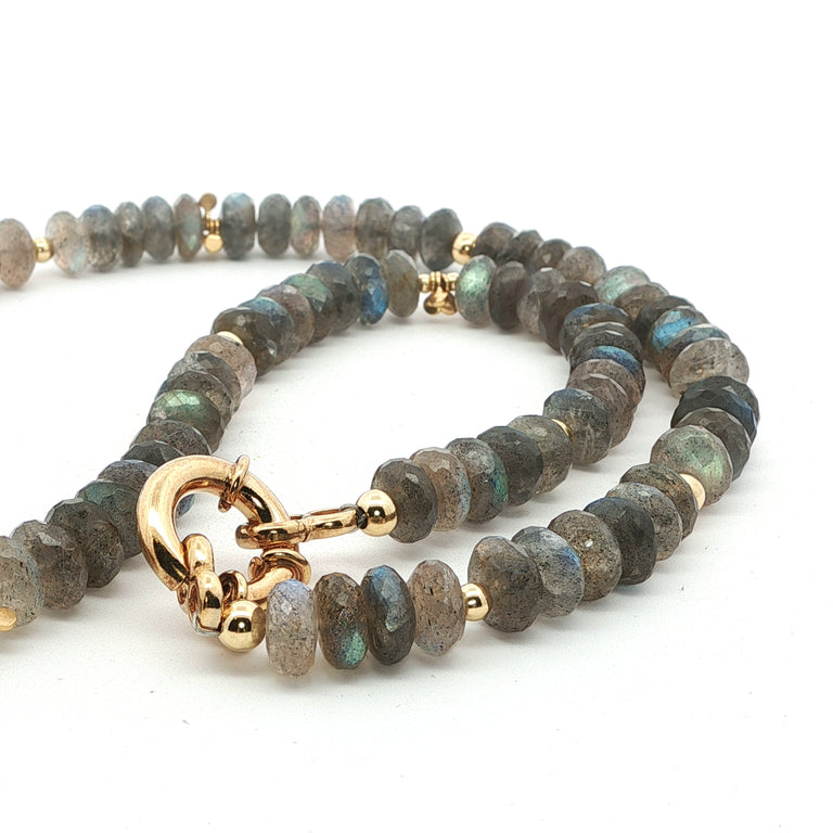 Unikate Labradorite Halskette