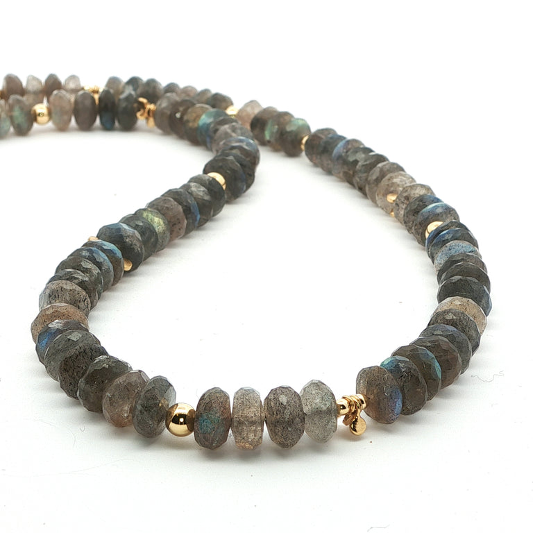 Unikate Labradorite Halskette