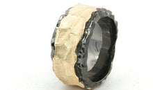 Ring MARIUS schwarz-gelb 12mm breit