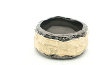 Ring MARIUS schwarz-gelb 12mm breit
