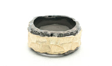 Ring MARIUS schwarz-gelb 12mm breit