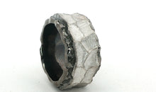 Ring MARIUS schwarz-weiss 12mm breit