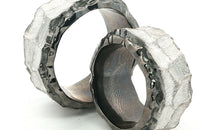 Ring MARIUS schwarz-weiss 12mm breit