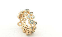 Ring AURELIA mit blauen Topasen