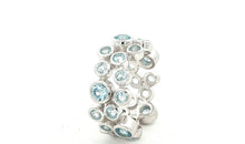Ring AURELIA mit blauen Topasen