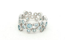 Ring AURELIA mit blauen Topasen