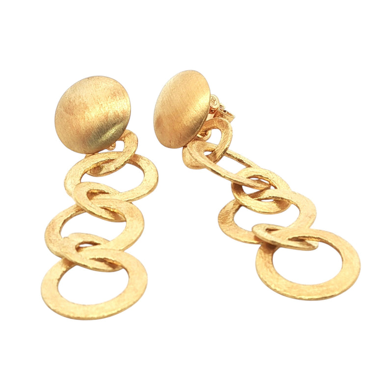 Ohrstecker Circle Chain