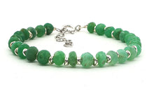 Sterling Silber Unikat Armband mit Chrysopras