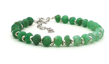 Sterling Silber Unikat Armband mit Chrysopras