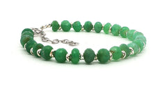 Sterling Silber Unikat Armband mit Chrysopras