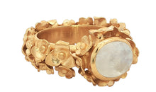 Ring FLORAL mit Mondstein