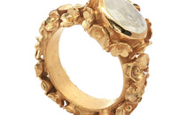 Ring FLORAL mit Mondstein