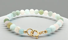 Edelsteinarmband mit Aquamarin