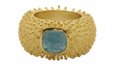 Ring DOTTERA mit Aquamarin