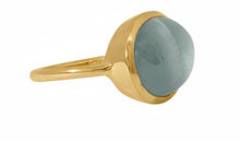 Ring MALIA mit Aquamarin 12 X 18