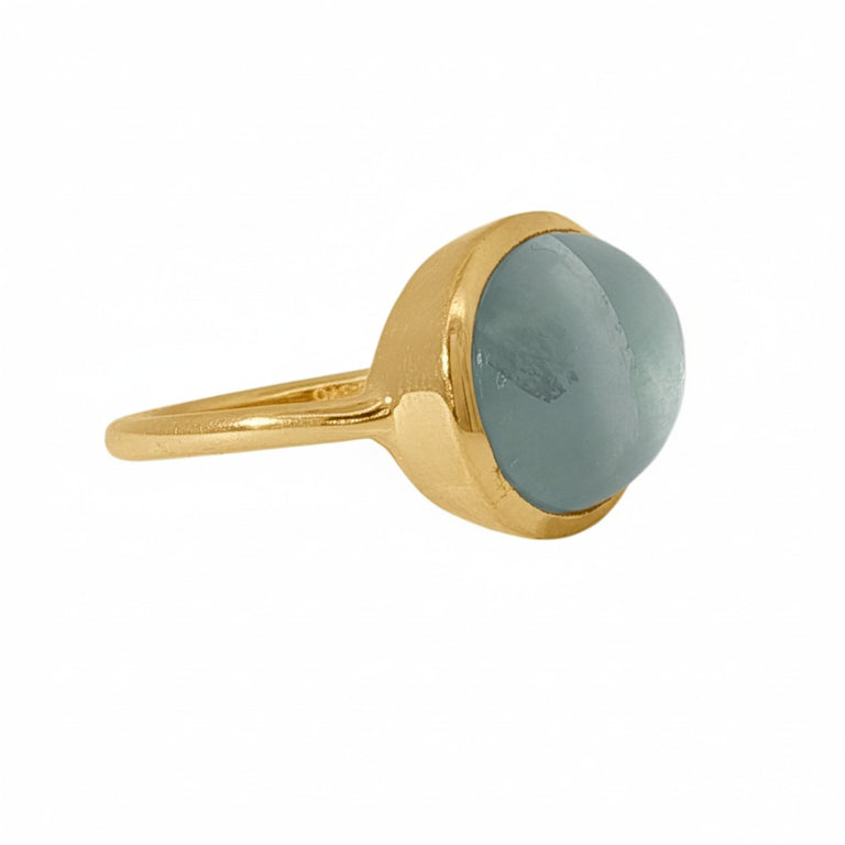 Ring MALIA mit Aquamarin 12 X 18