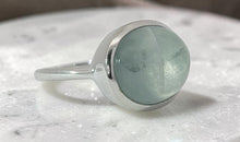 Ring MALIA mit Aquamarin 12 X 18