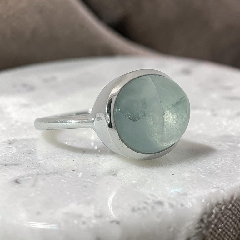 Ring MALIA mit Aquamarin 12 X 18