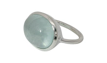 Ring MALIA mit Aquamarin 12 X 18