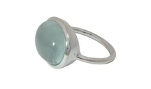 Ring MALIA mit Aquamarin 12 X 18