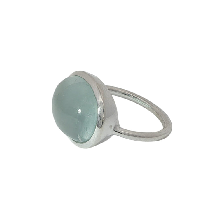 Ring MALIA mit Aquamarin 12 X 18