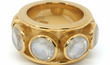 Ring Mallory mit Regenbogen-Mondstein