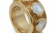Ring Mallory mit Regenbogen-Mondstein