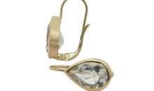 SERENAH Ohrhänger mit grünem Amethyst