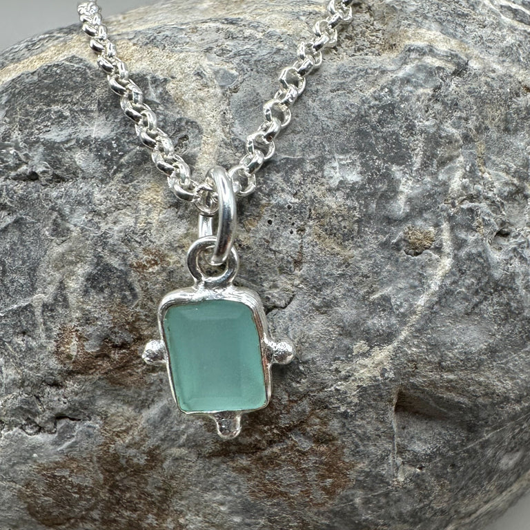 Anhänger mit Aqua Chalzedon