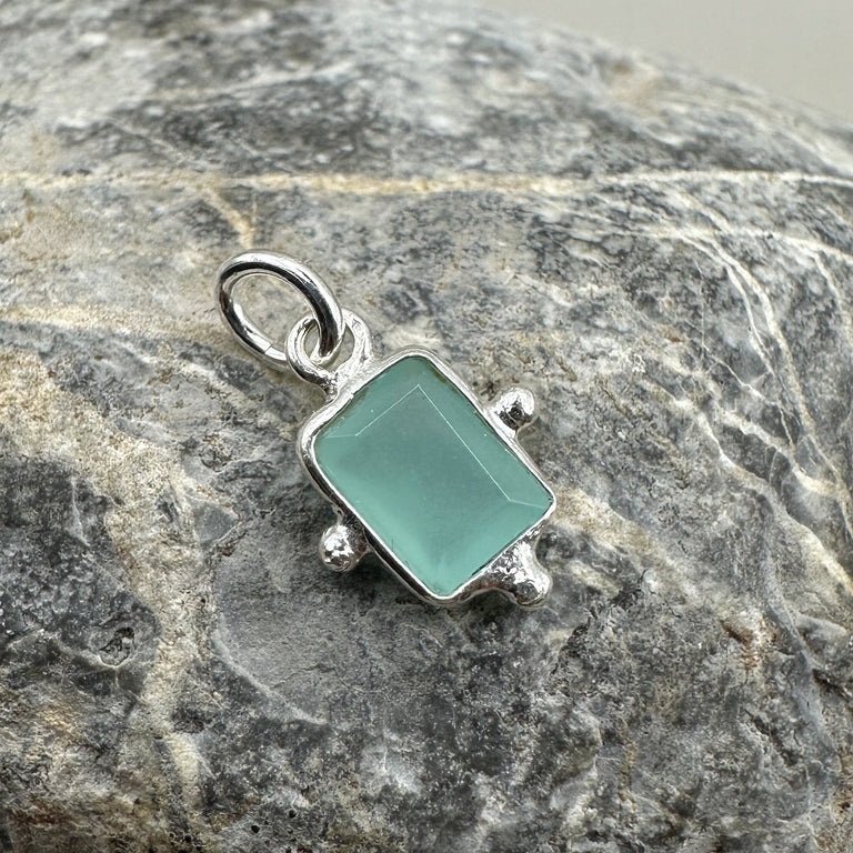 Anhänger mit Aqua Chalzedon