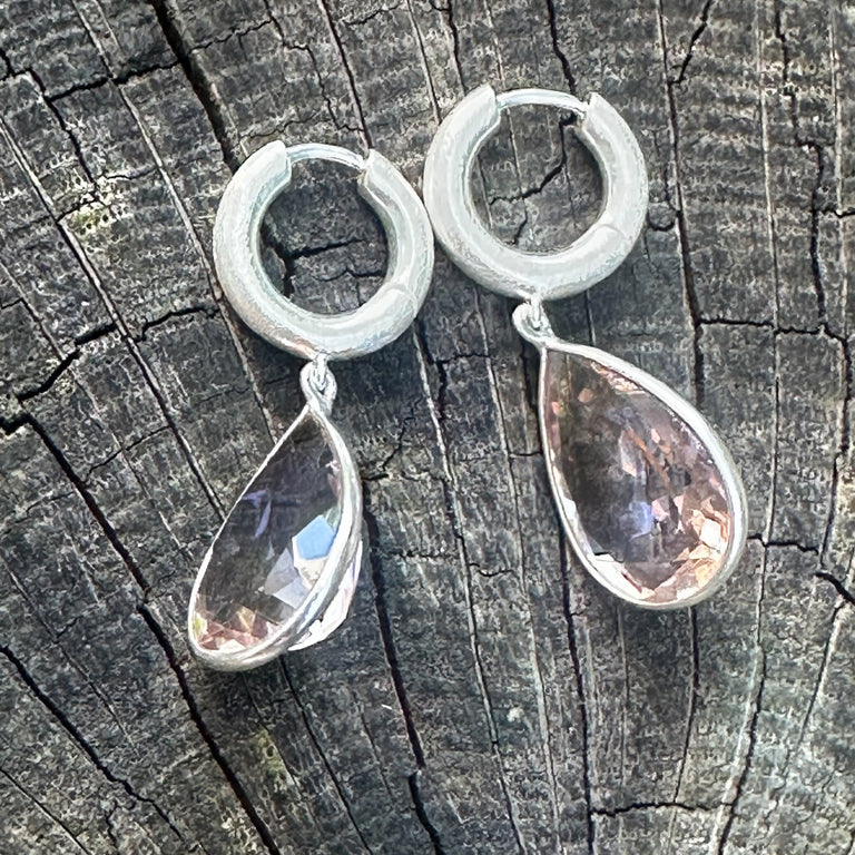 Creolen mit 12 X 16 Ametrin