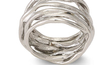Statement Edelstahl 13 mm breiter Ring