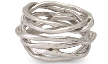 Statement Edelstahl 13 mm breiter Ring