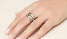 Statement Edelstahl 13 mm breiter Ring