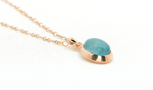 Aquamarin Collier 45 cm