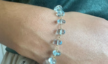 Armkette ROSARY mit Aquamarin