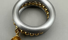 Ring Set mit Blumen Charm