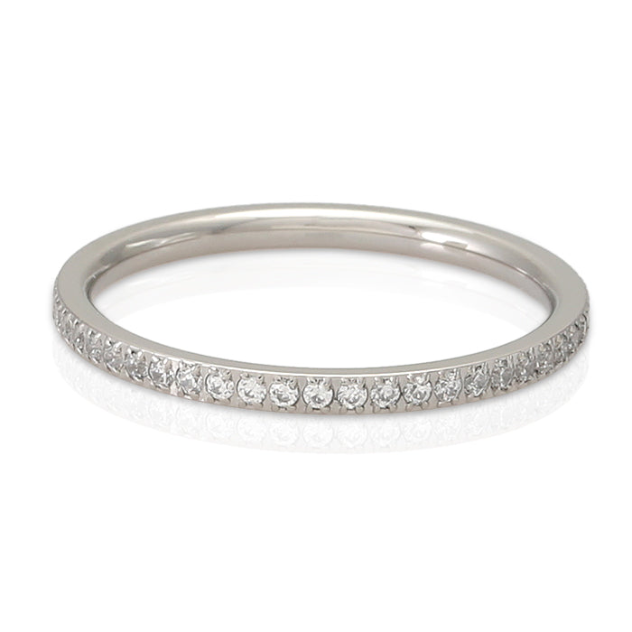 Alliance Ring 1mm Zirkonia