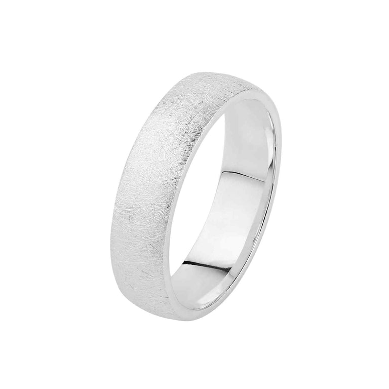 Ring COLIN 5 mm ice  matt
