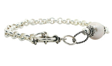 Silberarmband mit Barockperle – Boho Armband 925 Silber