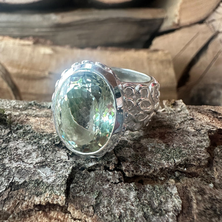 Ring JULIETTE mit Prasiolith MBO