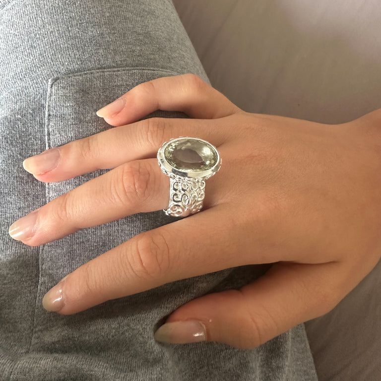 Ring JULIETTE mit Prasiolith MBO