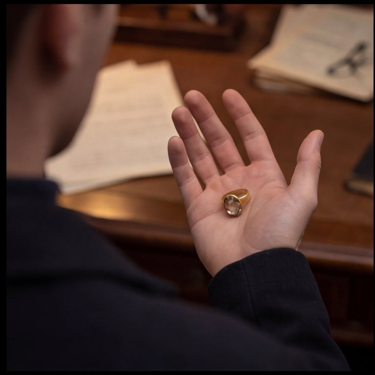 Ring ELIANE mit Rauchquarz
