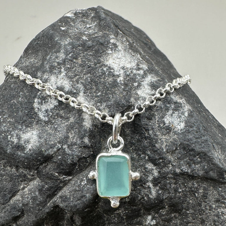 Anhänger mit Aqua Chalzedon